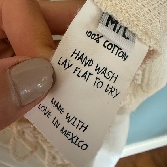 RARE Jens Pirate Booty + Free People lace inroads maxi button down dress sz M/L - Picture 12 of 15